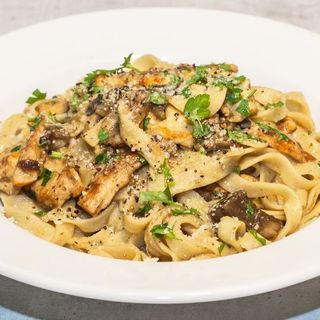 Tagliatelle z podgrzybkami i oliwą truflową