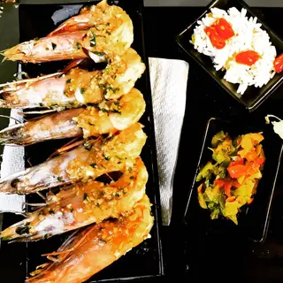 Crevettes Sautées
