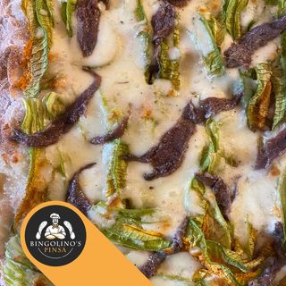 Fiori di zucca e alici