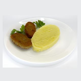 Домашні смажені котлети з картопляним пюре (150/100г)