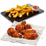 Aripioare Sweet Chilly 5 bucati + wedges & sos