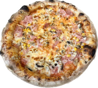 Pizza Prosciutto e Funghi 1+1 gratis la alegere