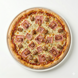 Pizza tres cerditos (28 cm.)