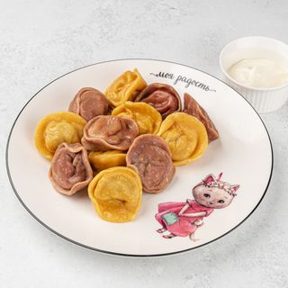 Пельмени цветные без бульона 