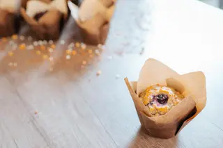 Wegańskie muffinki waniliowe 