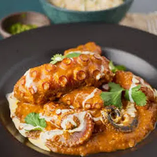 Octopus Curry and Rice