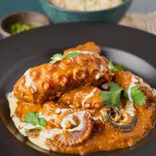 Octopus Curry and Rice