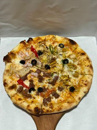 MENU Pizza 4 Saisons + Boisson