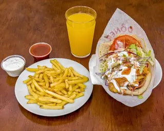 Menú Kebab