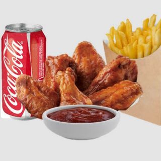 Menùa alitas de pollo (5)und