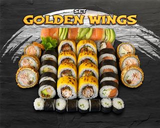 Set Golden Wings - 40 szt.