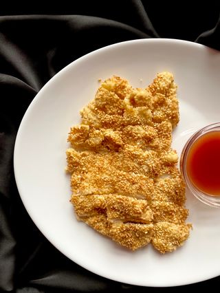 Pohana pileća prsa sa sezamom