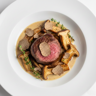 MUSCHI DE VITA CU HRIBI SI TRUFE