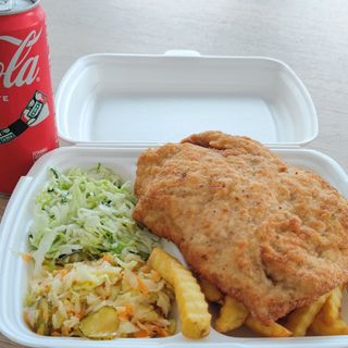 FILET drobiowy + FRYTKI + Pepsi-Cola 330 ml cytr.