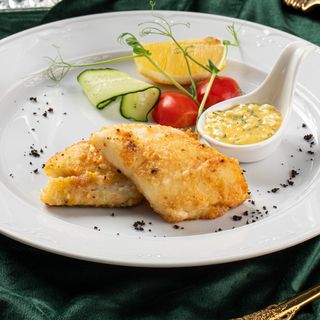 Жареный судак