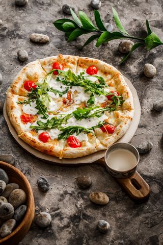 Пицца со страчателлой