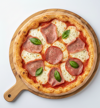 Pizza cu prosciutto cotto