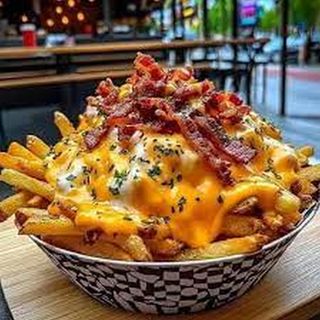 Fries With Bacon Bits