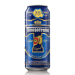Пиво Timisoreana в банке/ Bere timisoreana can