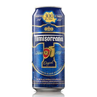 Пиво Timisoreana в банке/ Bere timisoreana can