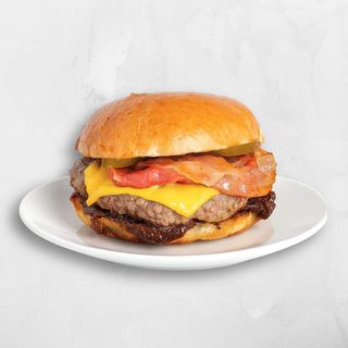 Cheesy bacon burger litle one