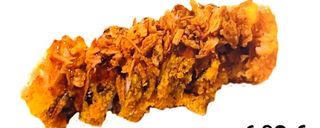 107.Tempura Salmón, Aguacate, Queso (6 Uds.)