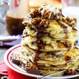 Pancake quadruplo speciale Snickers