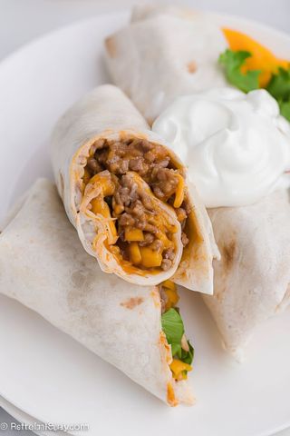 The Best Beef AND CHEESE BURRITOS