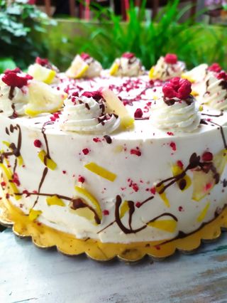 Кето торта с маскарпоне, какаова маса (150г)