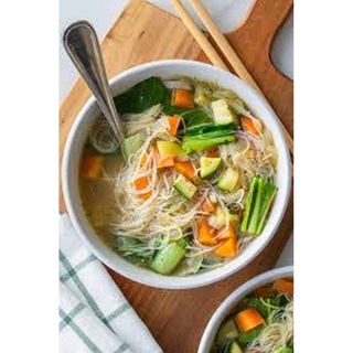 Clear Mixed Vegetables & Noodle Soup
