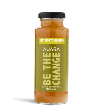 Zumo Auara Mosto Blanco Cristal (200 Ml.)