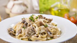 Паста с грибами