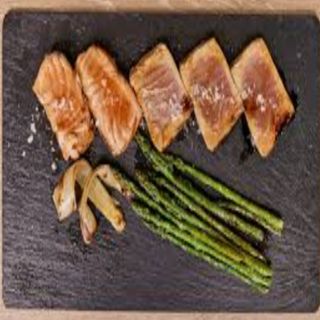 Tataki de atún y salmón