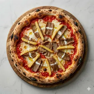 Pizza doner kebab