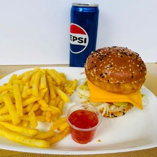 Humburger Vegetariano Menu