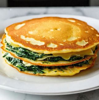 Naleśnik ze szpinakiem, ser żółty 2 szt.