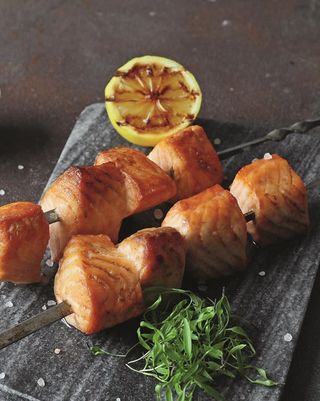 Шашлык из лосося