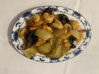 102. Mazzancolle con curry