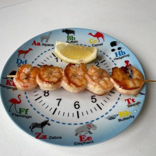 Шашличок з хвостиків тигрових креветок (80/15г)