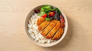 Bento pranz Tonkatsu de porc cu orez