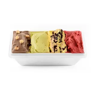 Confezioni di gelato da 1000 g - 6 gusti