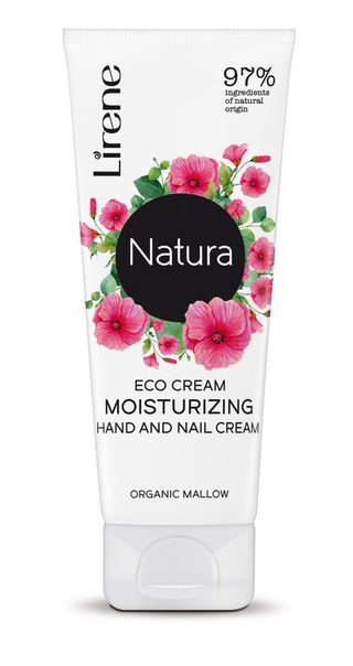 Crema pentru maini si unghii LIRENE, cu extract organic de nalba,75 ml