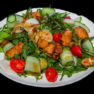 Салат из семги  (350гр)