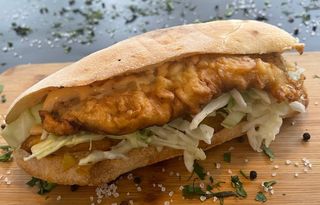 Sandwich cu șnițel