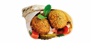 Piadina falafel 