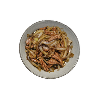 Ternera con cebolla