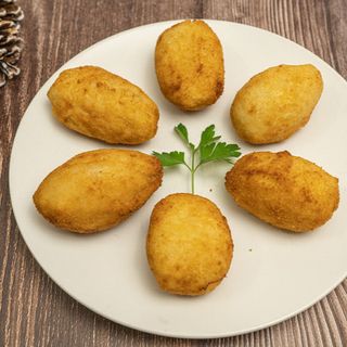 Croquetas de Queso Cheddar, Bacon y Espinacas