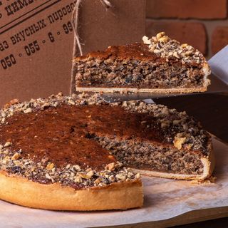 Горіховий пиріг з солоною карамеллю (150г)