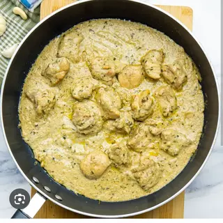 Chicken malai methi