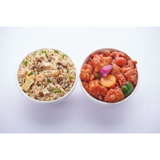 Special Fried Rice and Meat Combo